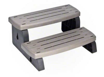 Hot Tub Steps - Coastal Grey
