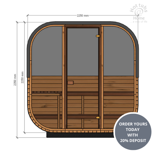 Outdoor Sauna at Hot Tubs At Home