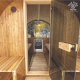 Outdoor Barrel Sauna at Hot Tubs at Home