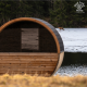 Outdoor Barrel Sauna at Hot Tubs at Home