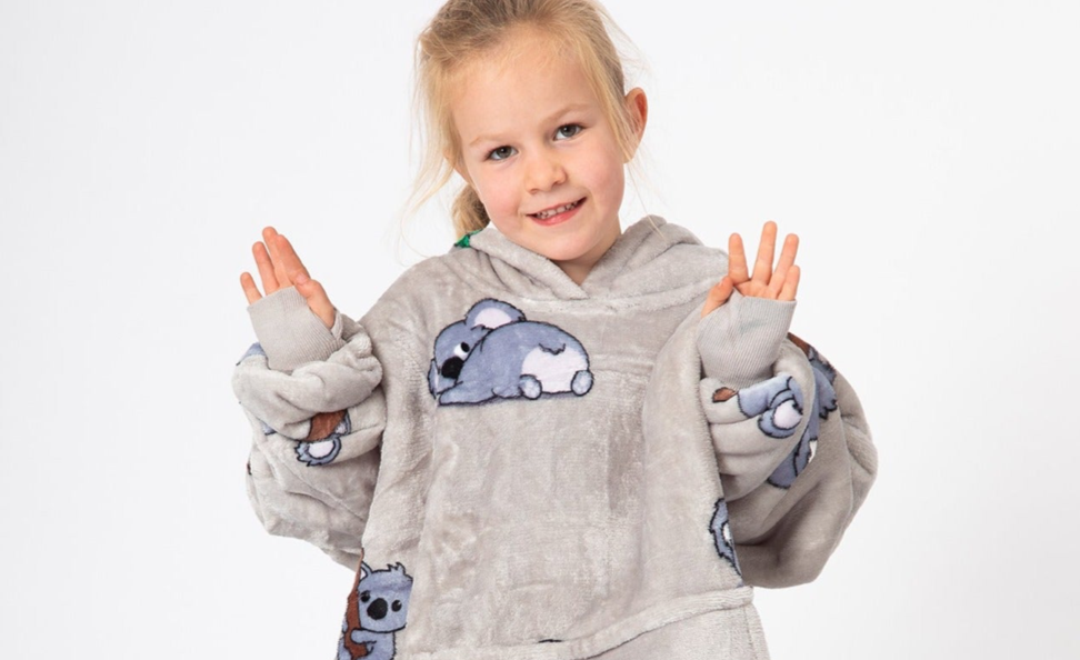 Kids Koala Slouchy Hoodie