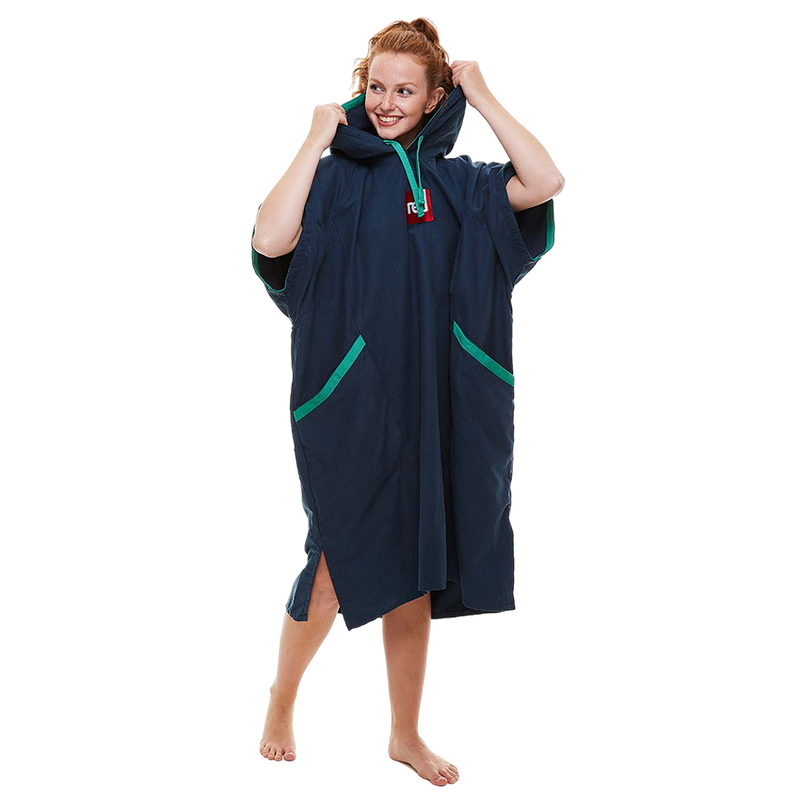 Women's Quick Dry Microfibre Changing Robe - Navy