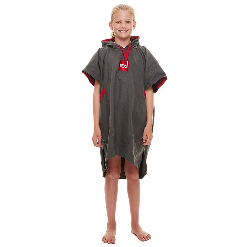 Kid's Quick Dry Microfibre Changing Robe - Grey