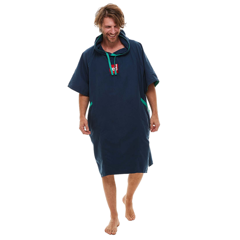 Men's Quick Dry Microfibre Changing Robe - Navy