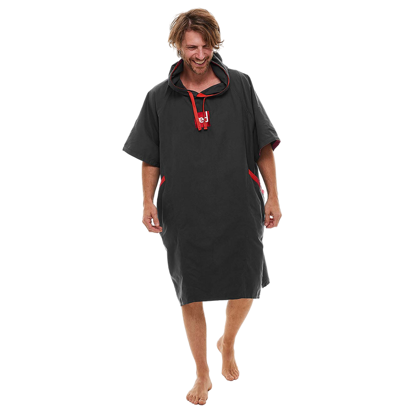 Men's Quick Dry Microfibre Changing Robe - Grey