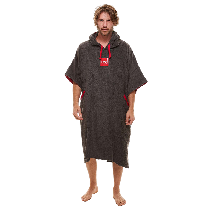 Men's Towelling Change Robe - Grey