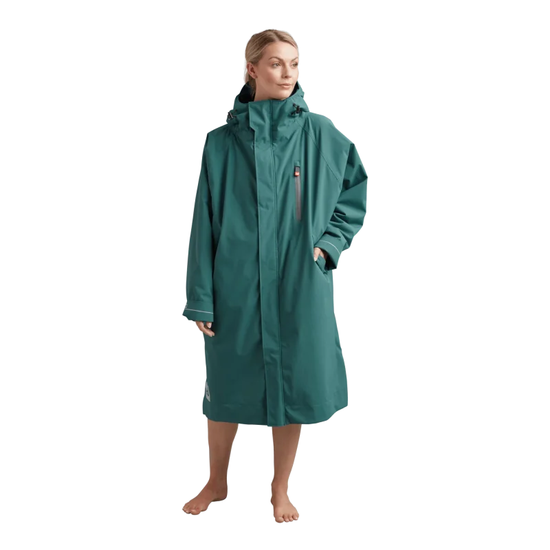 Women's Long Sleeve Waterproof Dry Changing Robe EVO - Deep Teal